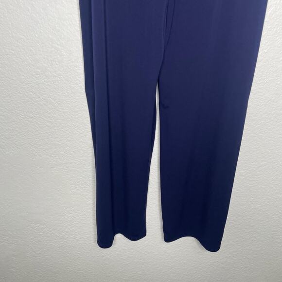 Lauren Ralph Lauren Womens Pants Size L Blue Pull On Casual Unlined Straight Leg - Picture 12 of 12